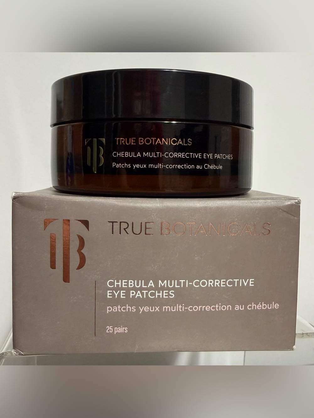TRUE BOTANICALS | CHEBULA MULTI-CORRECTIVE EYE PATCHES | 25 PAIRS | NEW